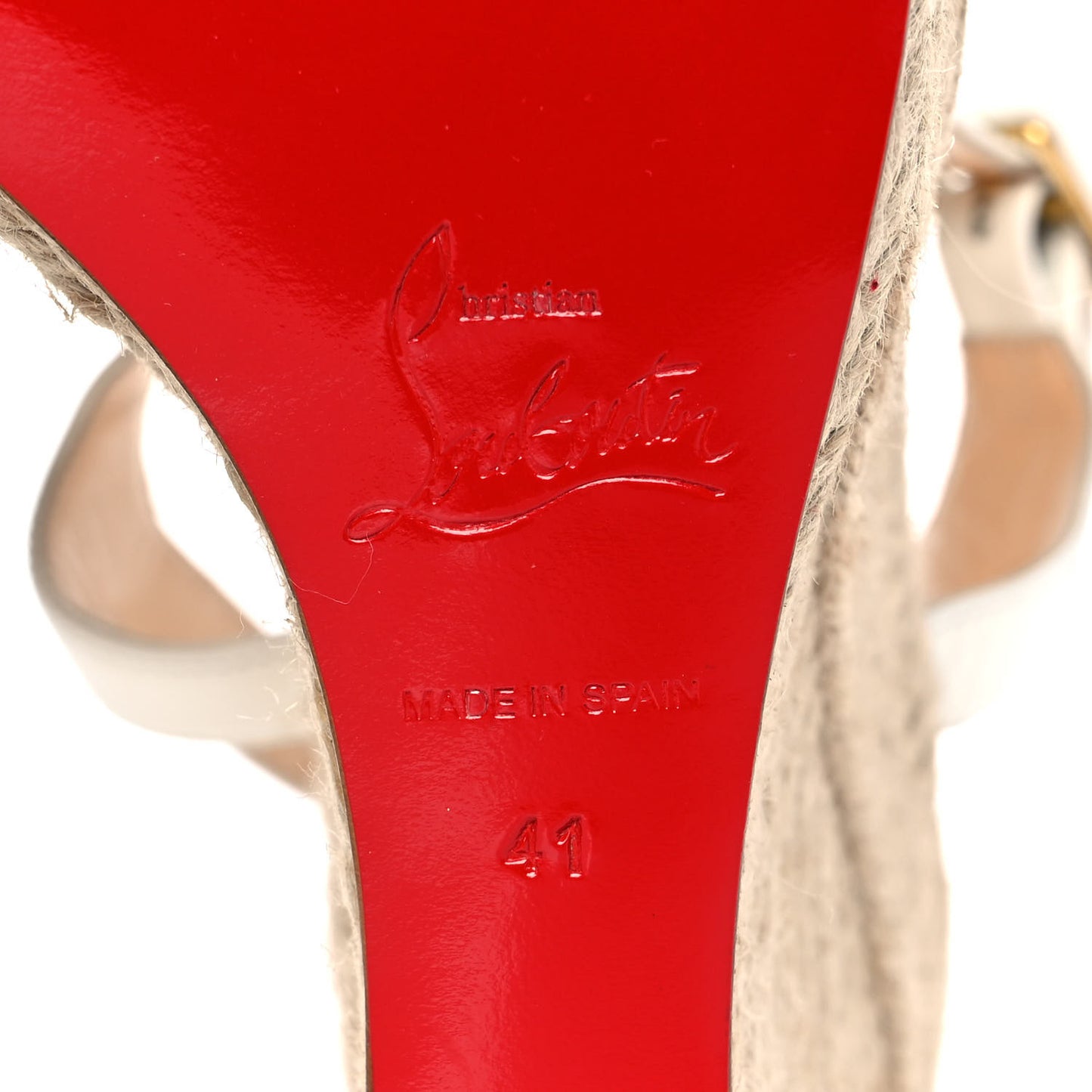 Patent Leopard Print Spachica 120 Wedge Sandals 41 Version Brown