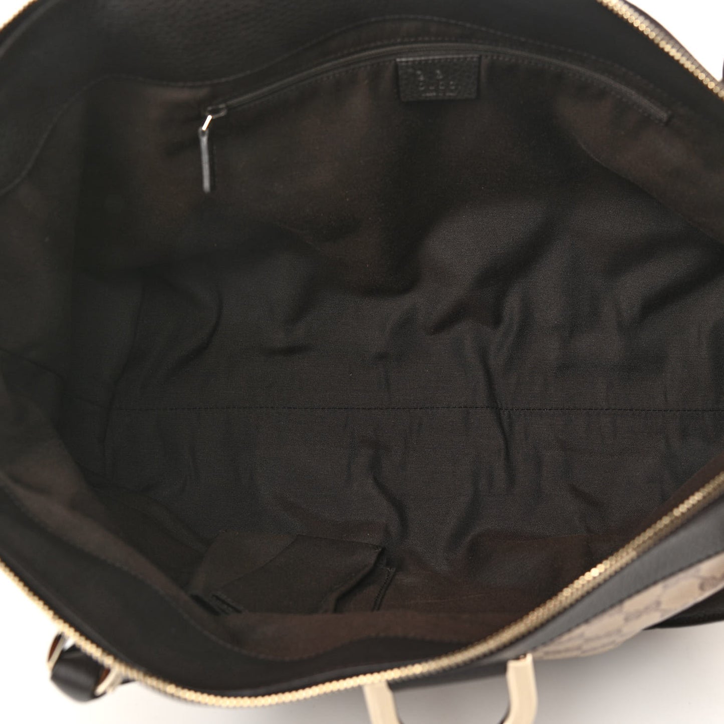 Crystal Monogram Large D Gold Hobo Dark Brown