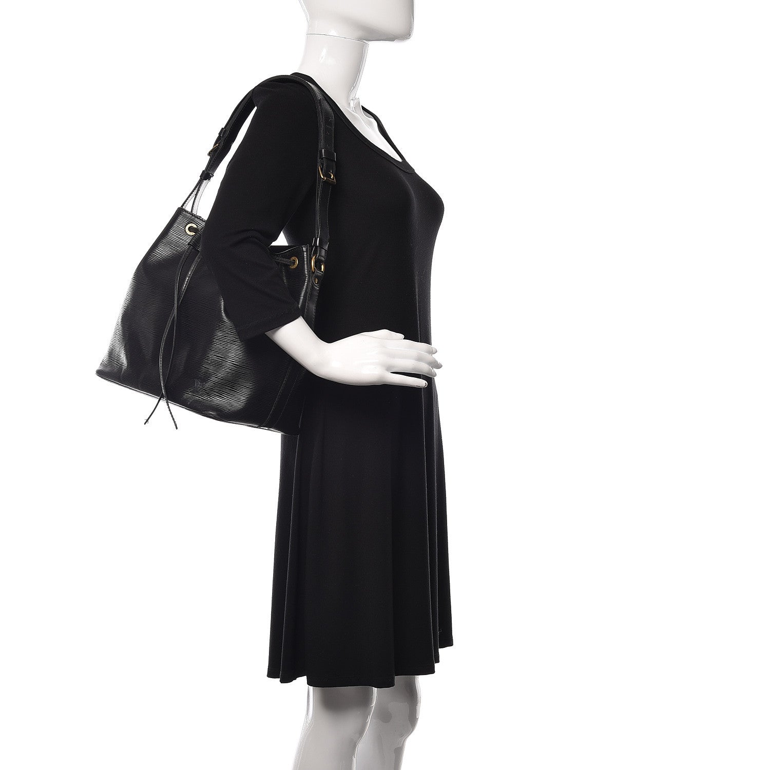 Louis Vuitton Epi Petit Noe Black 2 of 21