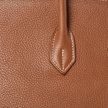 Hermes Taurillon Clemence Birkin 35 Gold 32 of 43