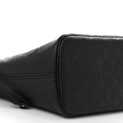 Louis Vuitton Empreinte Monogram Giant Neverfull MM Black 8 of 9