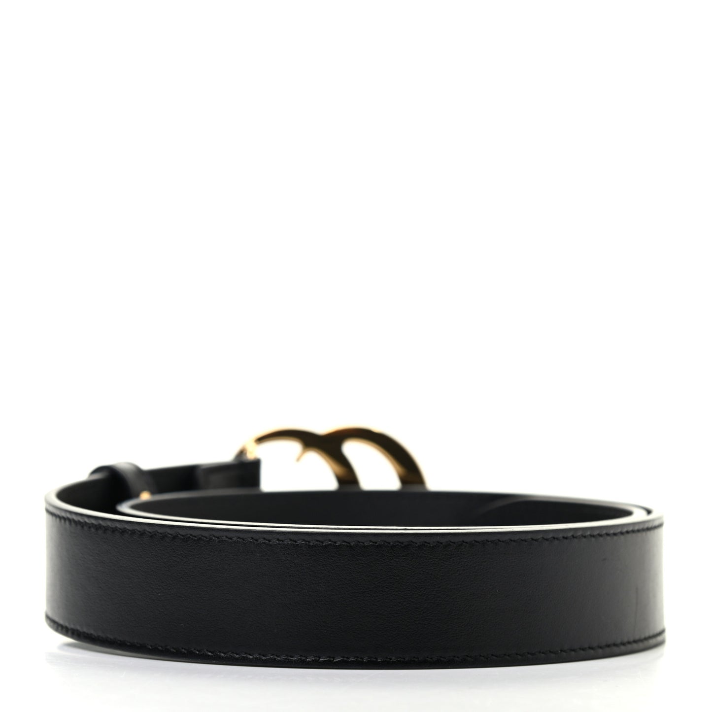 Plutone Calfskin Double G 30mm Belt 70 28 Black