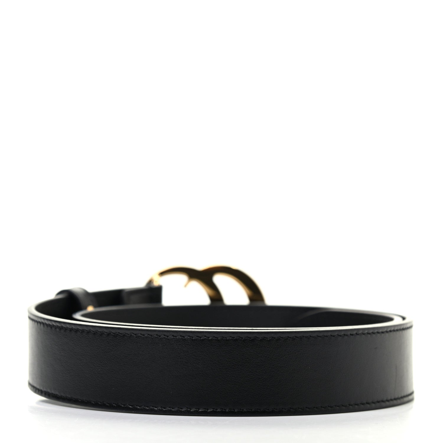 Gucci Plutone Calfskin Double G 30mm Belt 70 28 Black 2 of 5