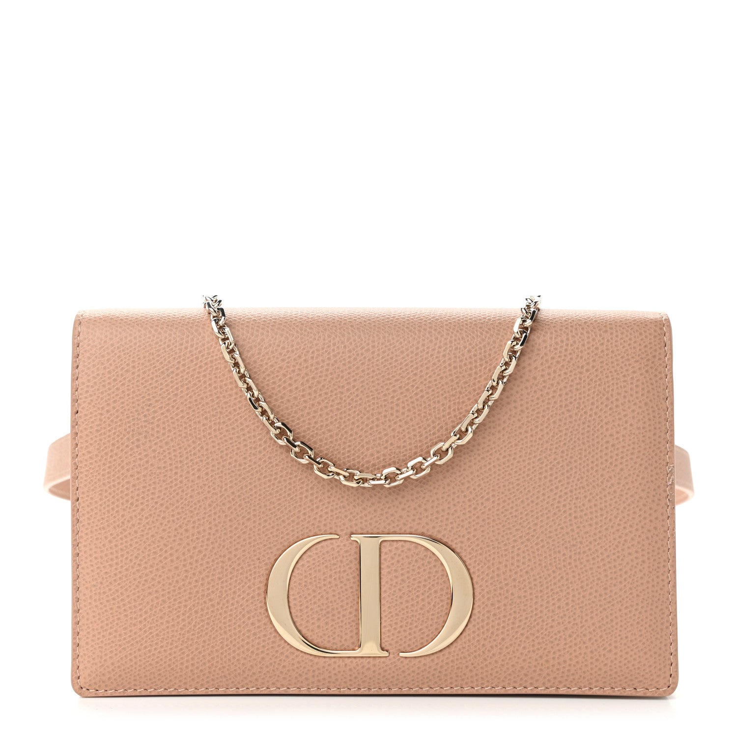 Christian Dior Calfskin 30 Montaigne 2 in 1 Pouch Beige 1 of 10