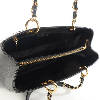 Chanel Caviar Quilted Grand Shopping Tote GST Black 7 of 7