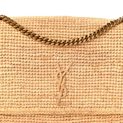 Saint Laurent Raffia Monogram Medium Jamie Natural Avorio 8 of 10