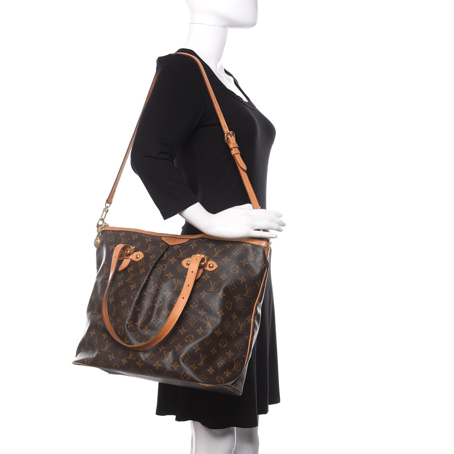 Louis Vuitton Monogram Palermo GM 2 of 17
