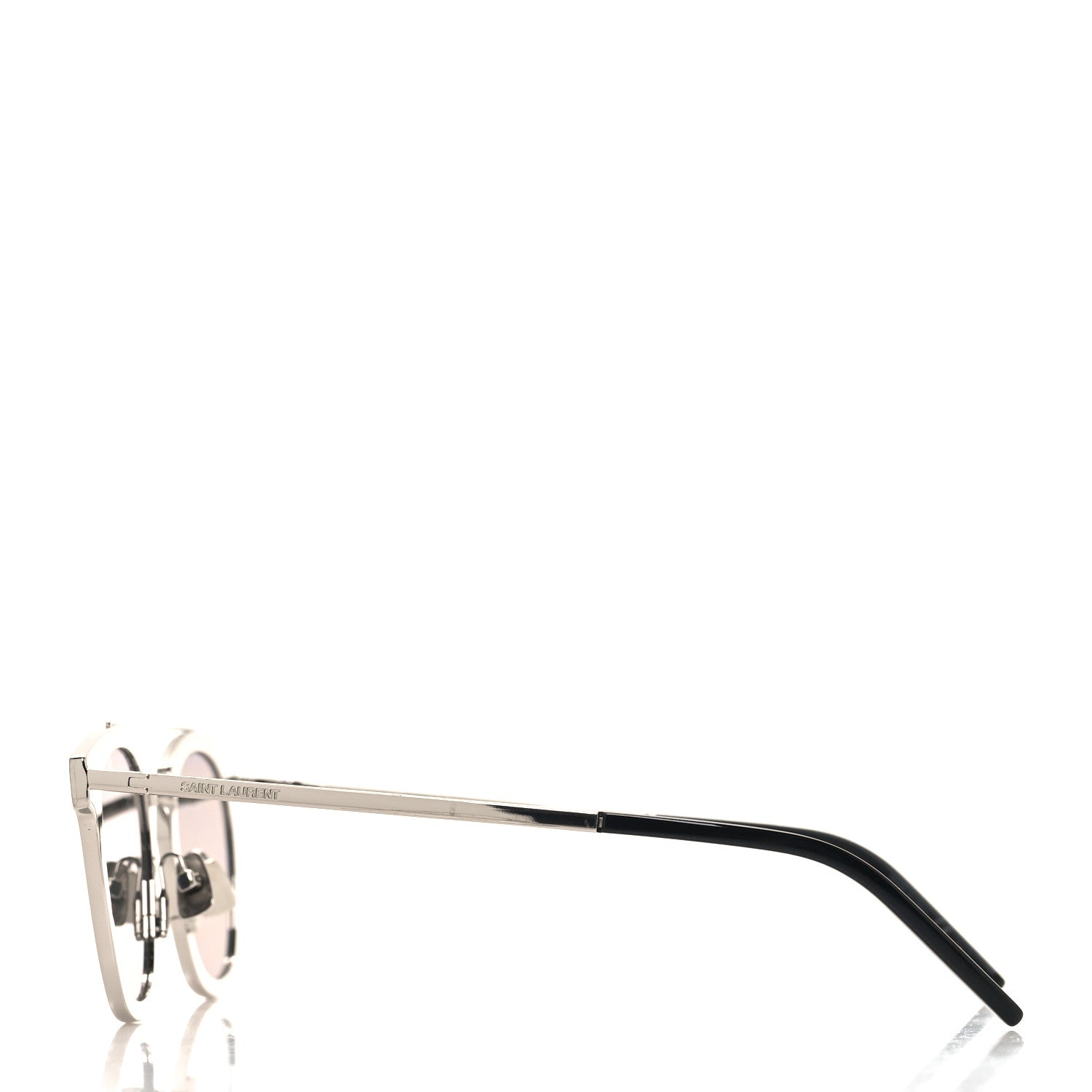 Saint Laurent Metal SL28 Sunglasses Black 3 of 7