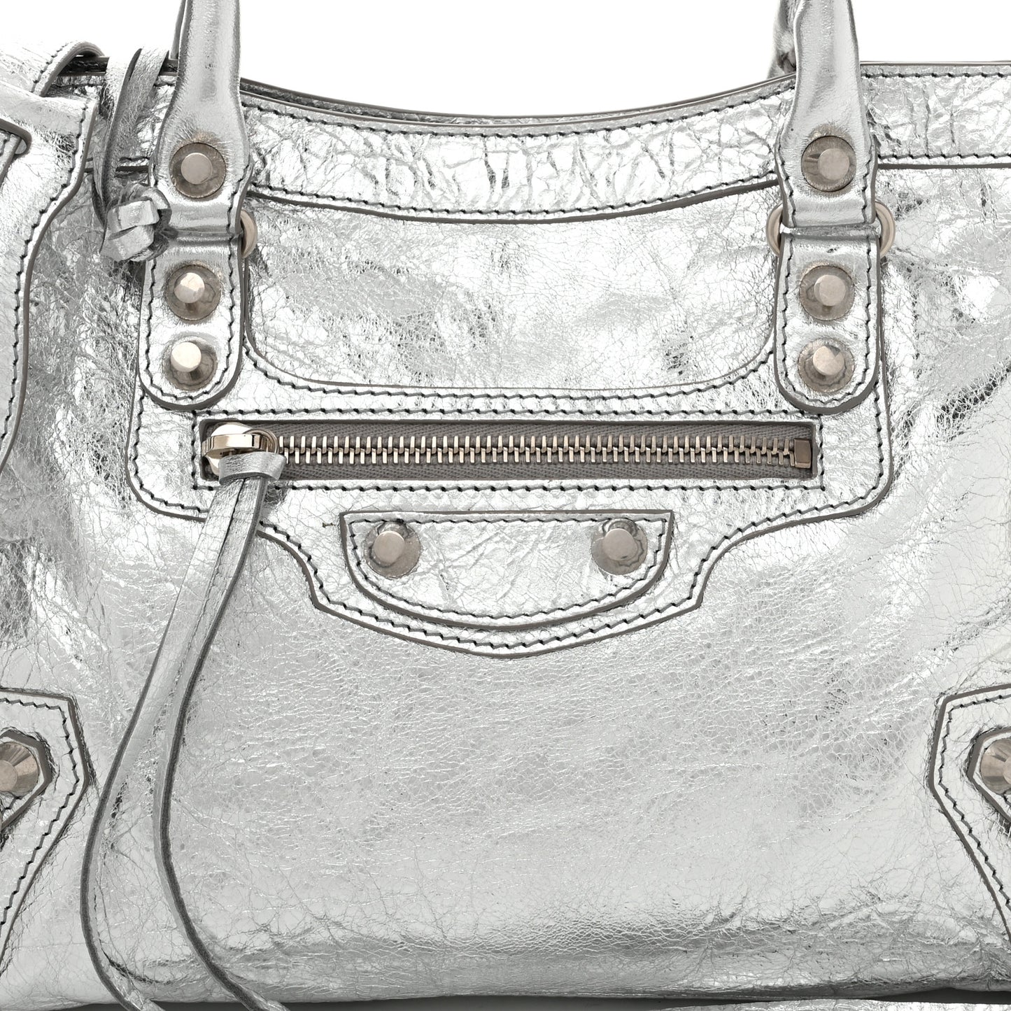 Agneau Classic Silver Hardware S City Aluminum
