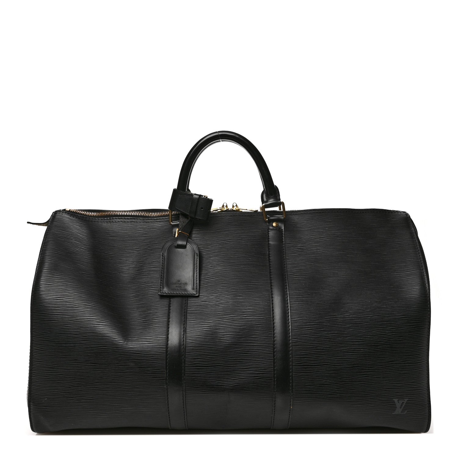 Louis Vuitton Epi Keepall 50 Black 1 of 12