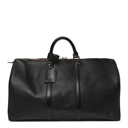 Louis Vuitton Epi Keepall 50 Black 1 of 12