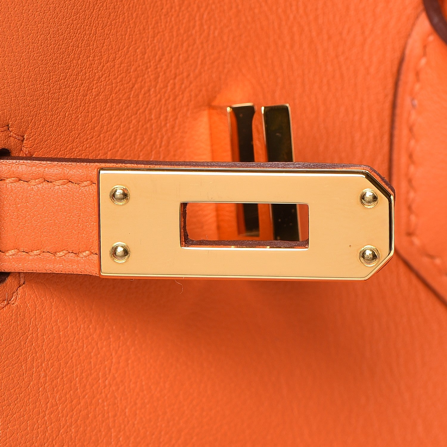 Hermes Swift Birkin 25 Orange 17 of 30