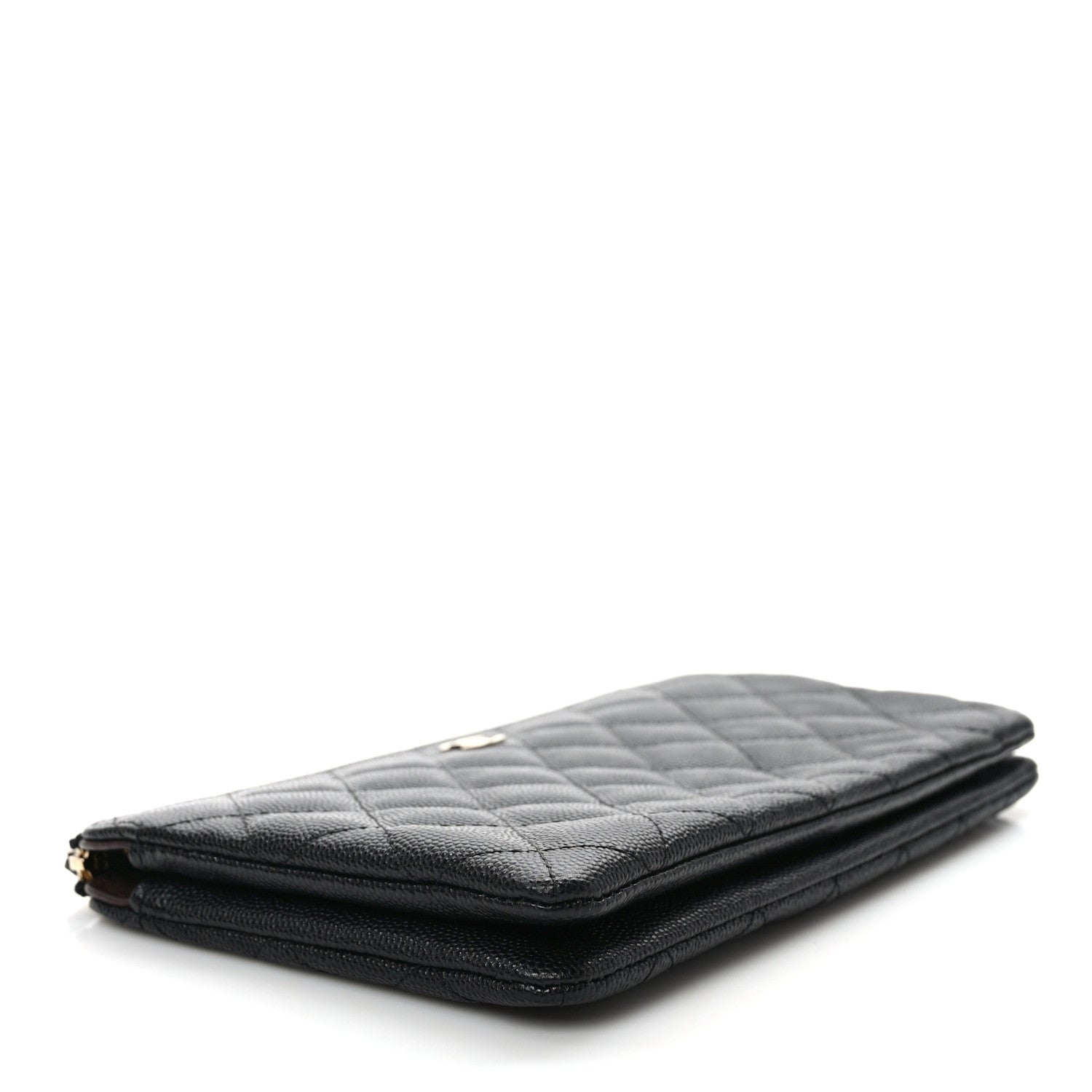 Chanel Caviar Quilted Small Zipped Pouch Black 4 of 9