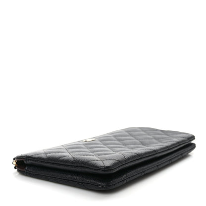 Chanel Caviar Quilted Small Zipped Pouch Black 4 of 9