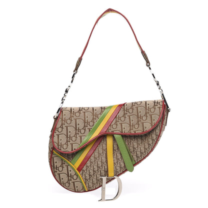 Christian Dior Monogram Rasta Saddle Bag Beige 1 of 9