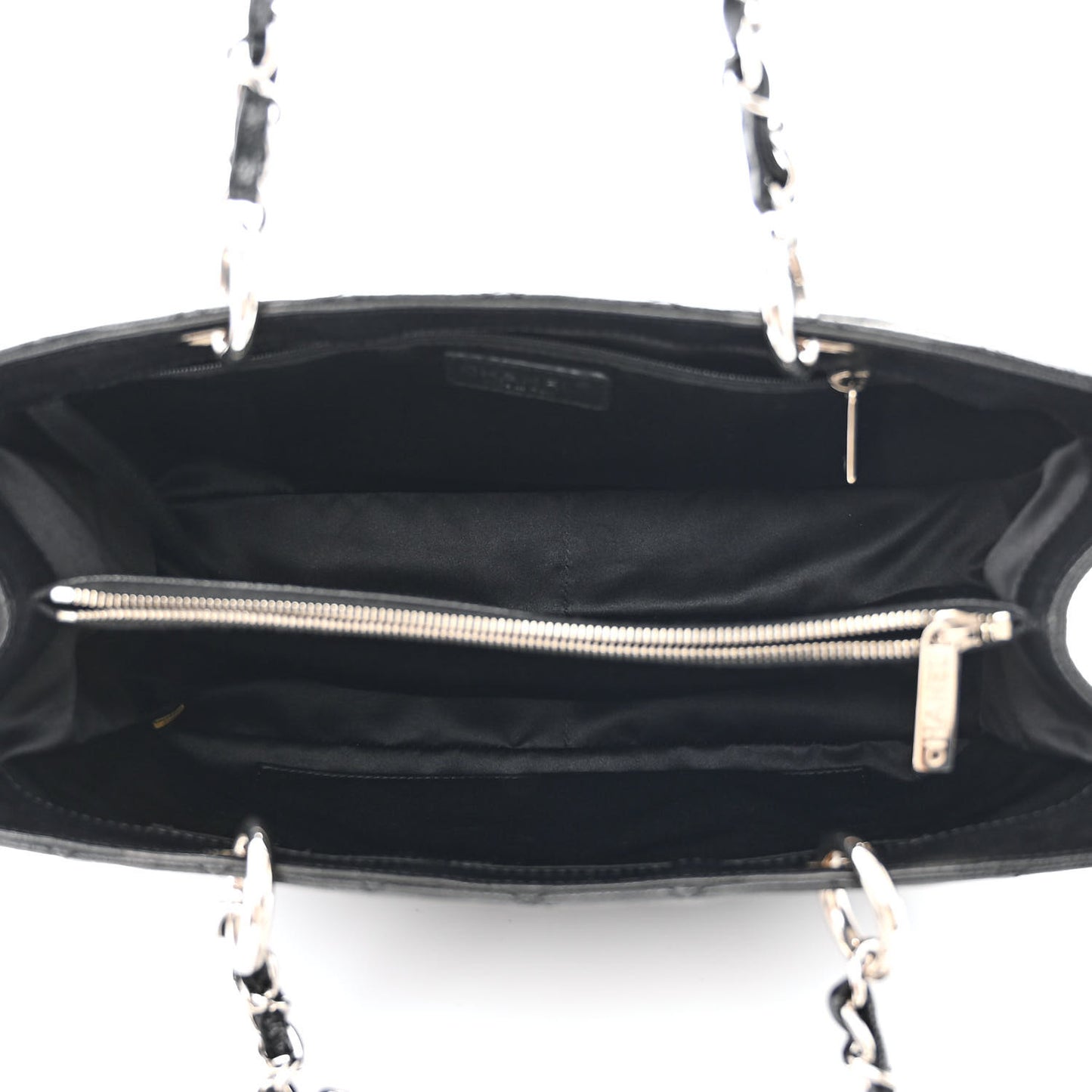 Caviar Quilted Grand Shopping Tote GST Black