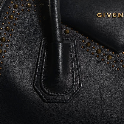 Givenchy Calfskin Medium Studded Antigona Black 10 of 12