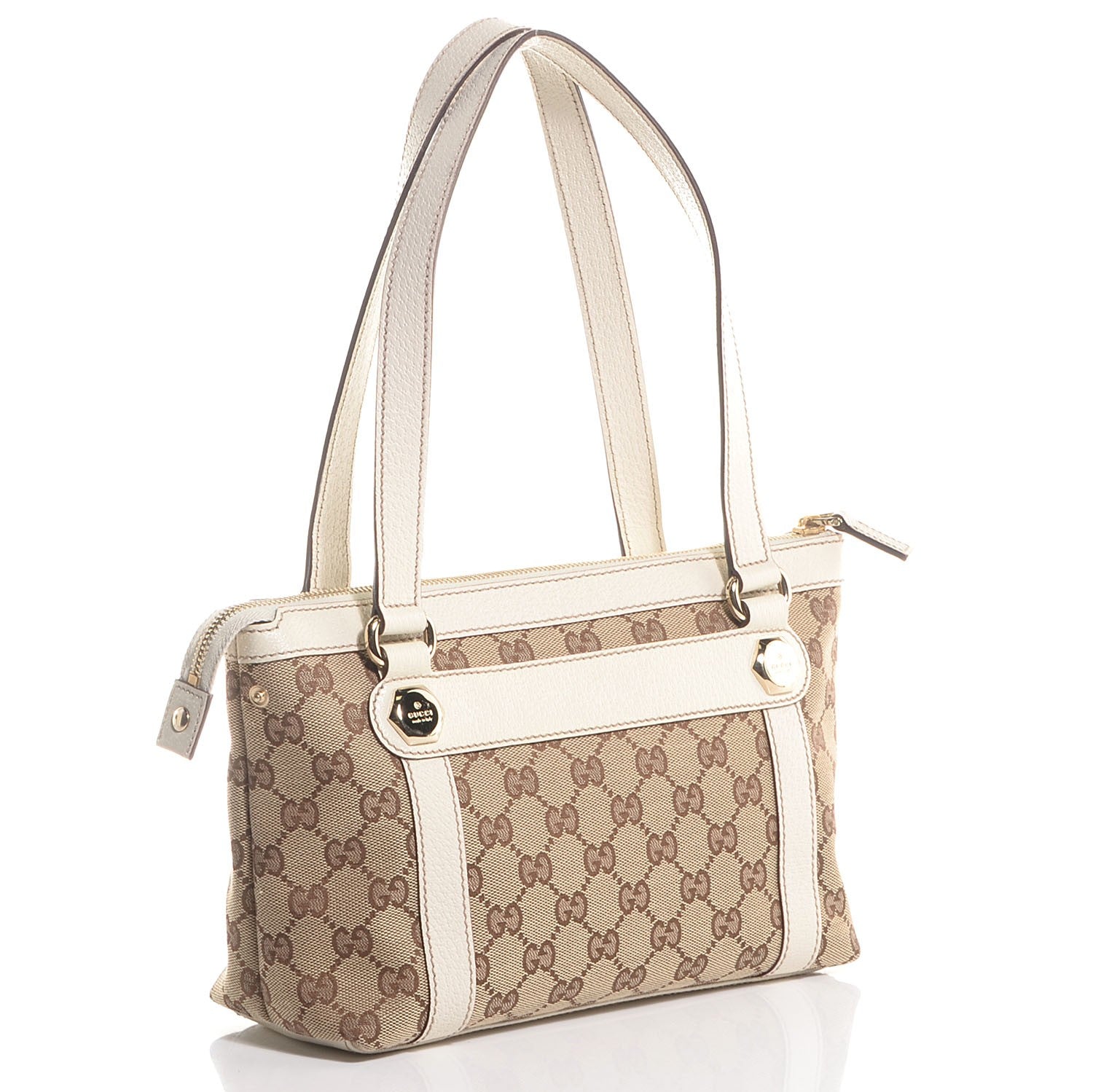 Gucci Monogram GG Charmy Small Tote Off White 3 of 7