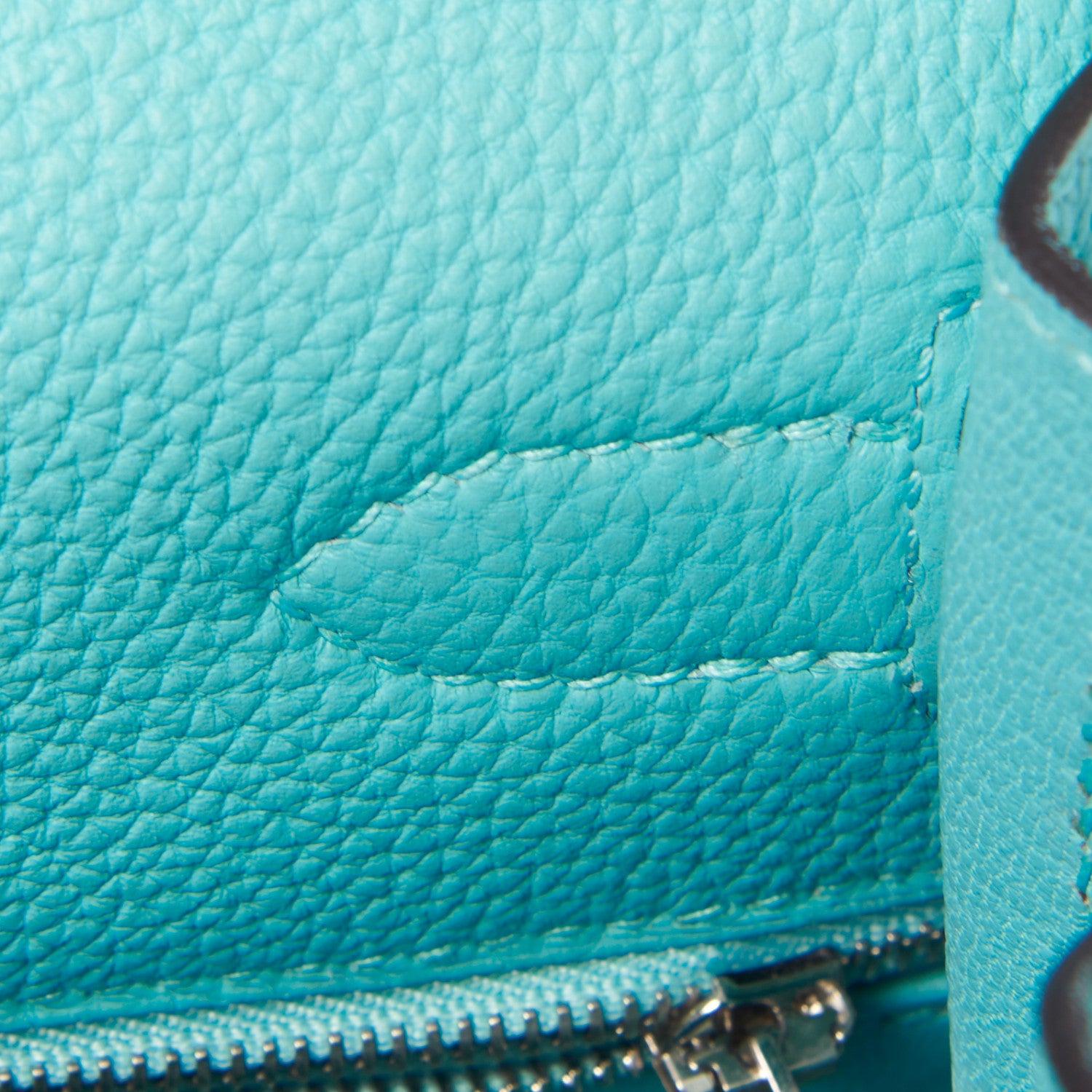 Hermes Togo Kelly Retourne 28 Bleu Atoll 14 of 31