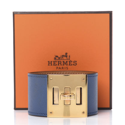Hermes Swift Kelly Dog Bracelet Bleu Agate 5 of 6