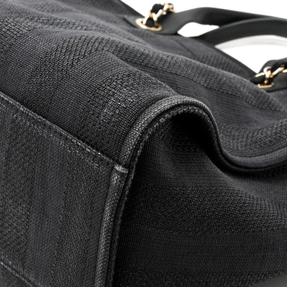 Chanel Lurex Boucle Large Deauville Tote Black 14 of 14