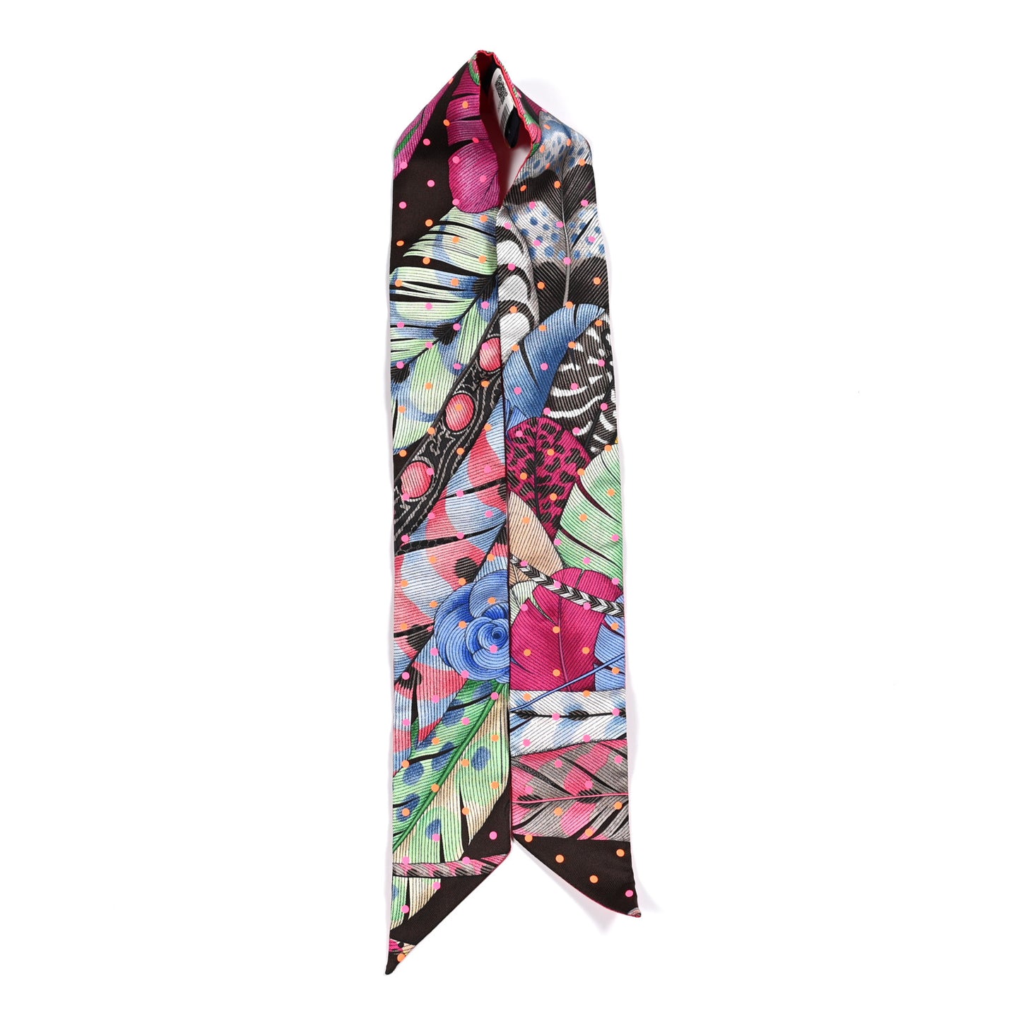 Silk Animapolis Plumetis Twilly Rose