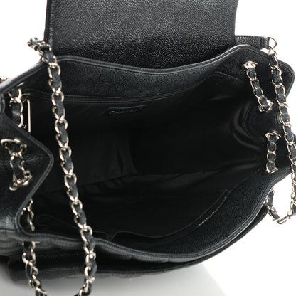 Chanel Caviar Quilted Flap Tote Black 5 of 8