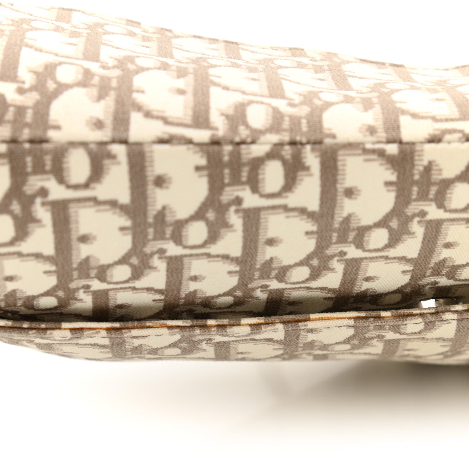Christian Dior Monogram Vintage Flowers Saddle Bag Beige 12 of 12