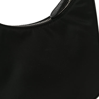 Prada Tessuto Nylon Saffiano Mini Re-Edition 2005 Bag Black 11 of 11