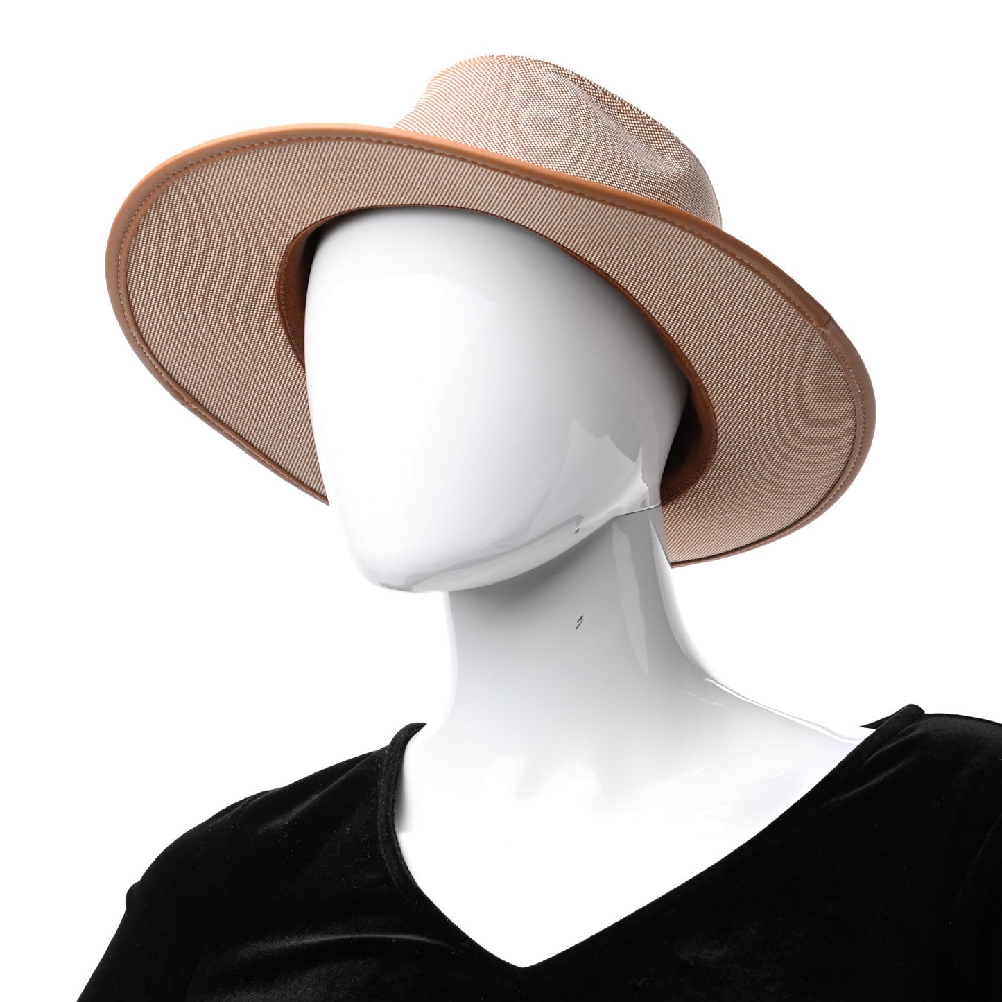 Stretch H Cotton Canvas Lambskin Ossie Hat 59
