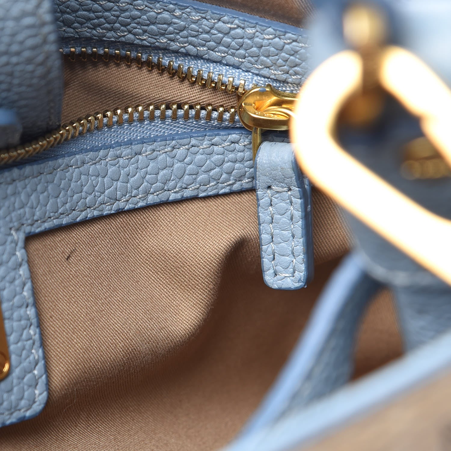 MCM Visetos Small Corina Shoulder Bag Beige Sky Blue 9 of 19