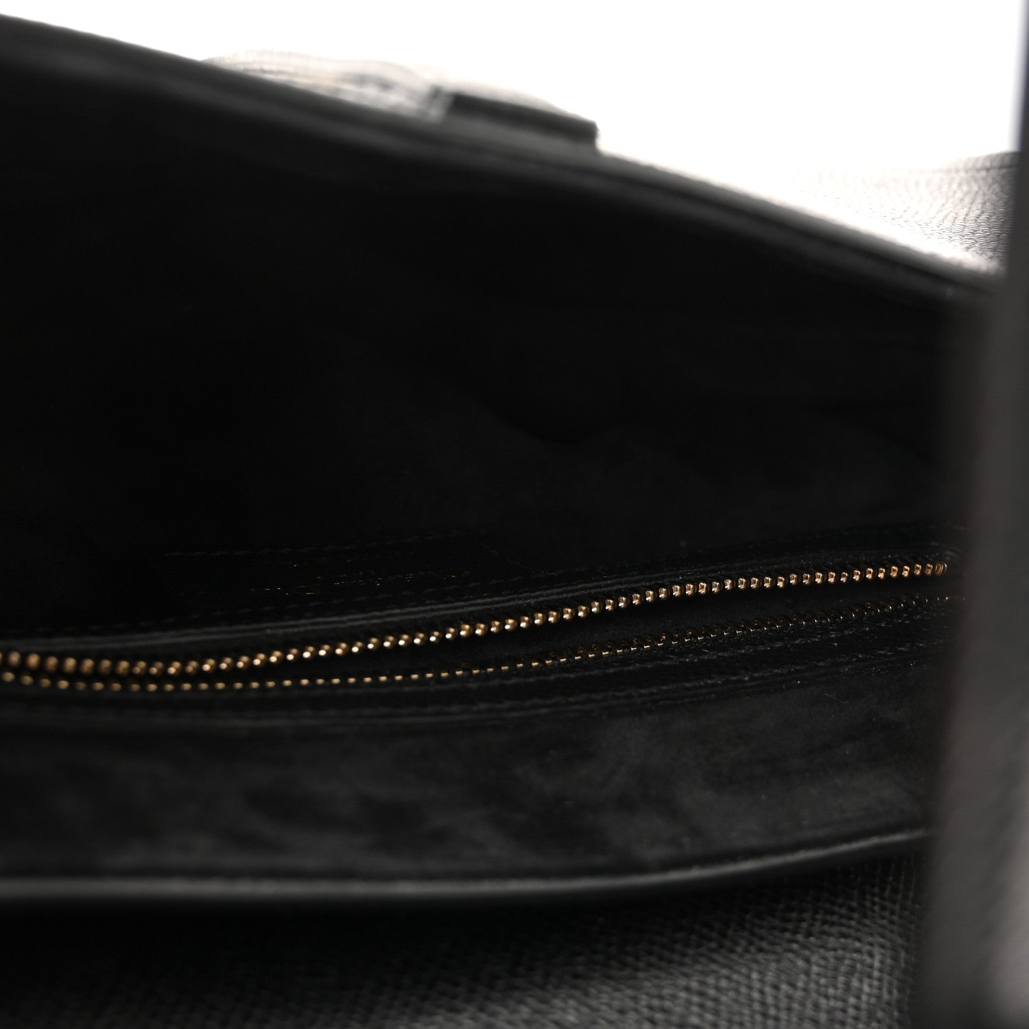 Christian Dior Grained Calfskin Saddle Bag With Strap Black 5 of 9
