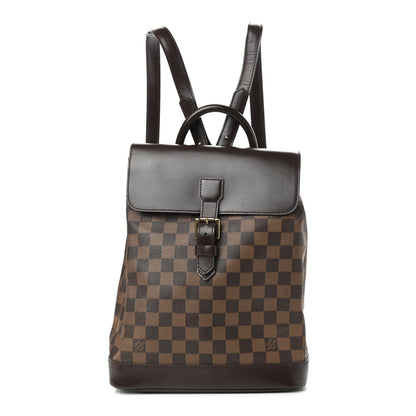 Louis Vuitton Damier Ebene Soho Backpack 1 of 10