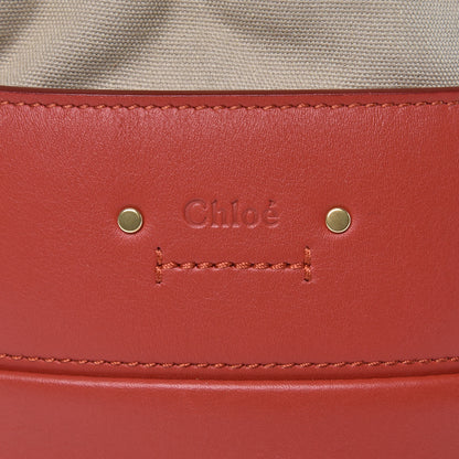 Chloe Smooth Calfskin Mini Roy Bucket Bag Earthy Red 7 of 10