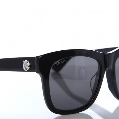 Gucci Acetate Square Frame Sunglasses GG0032S Black 7 of 8