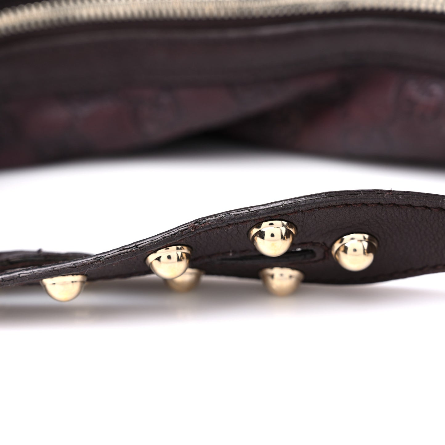 Guccissima Large Biba Hobo Dark Brown