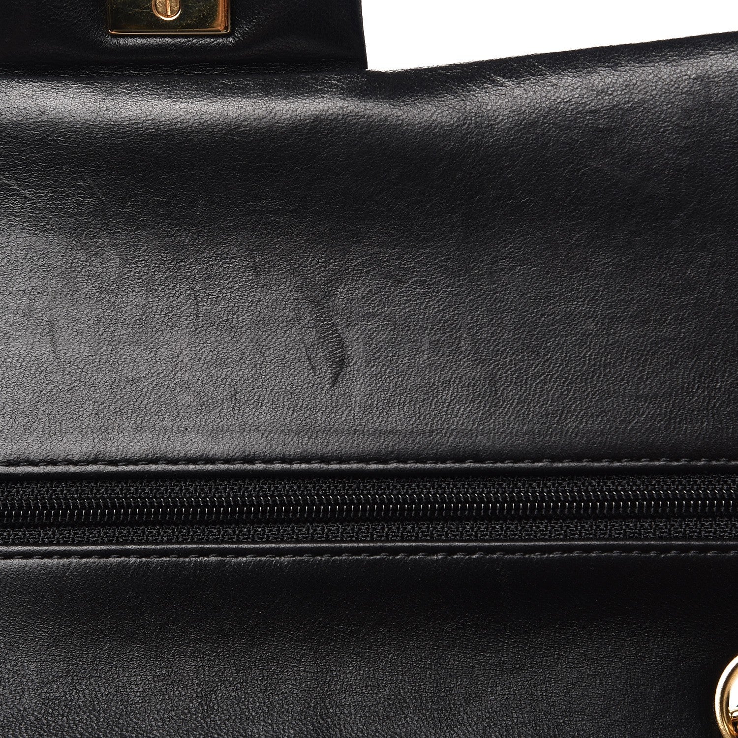 Chanel Lambskin Quilted Medium Double Flap Black 9 of 15