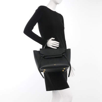 Celine Grained Calfskin Mini Belt Bag Black 3 of 8