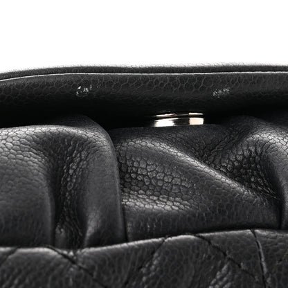 Chanel Caviar Half Moon Wallet On Chain WOC Black 10 of 11