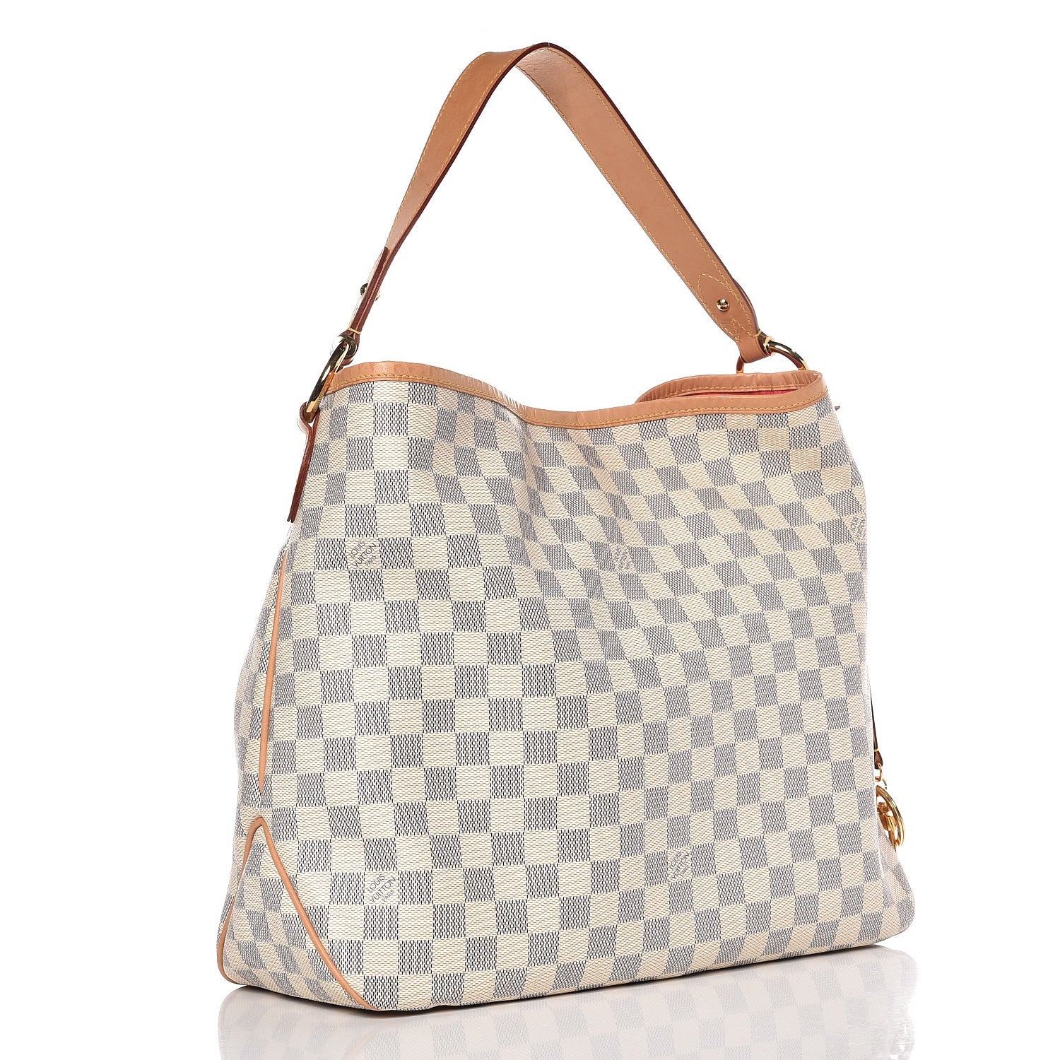 Louis Vuitton Damier Azur Delightful MM Pink 3 of 11
