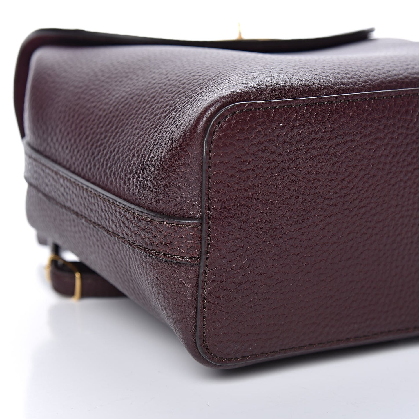 Classic Grain Calfskin Mini Bayswater Backpack Oxblood