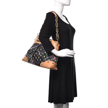 Louis Vuitton Monogram Multicolor Judy GM Black 2 of 17