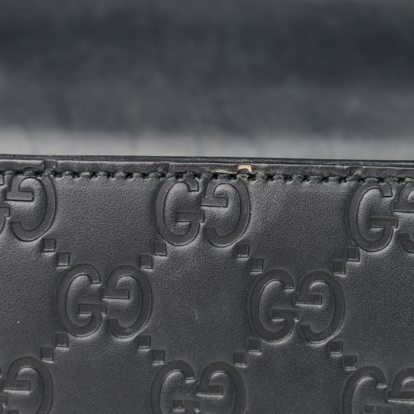 Guccissima Medium Padlock Shoulder Bag Black