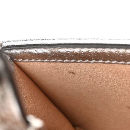 Gucci Metallic Calfskin Crystal Super Mini Dionysus Shoulder Bag Silver 12 of 14