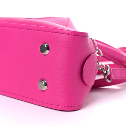 Balenciaga Calfskin XS Triangle Duffle Acid Pink 14 of 17