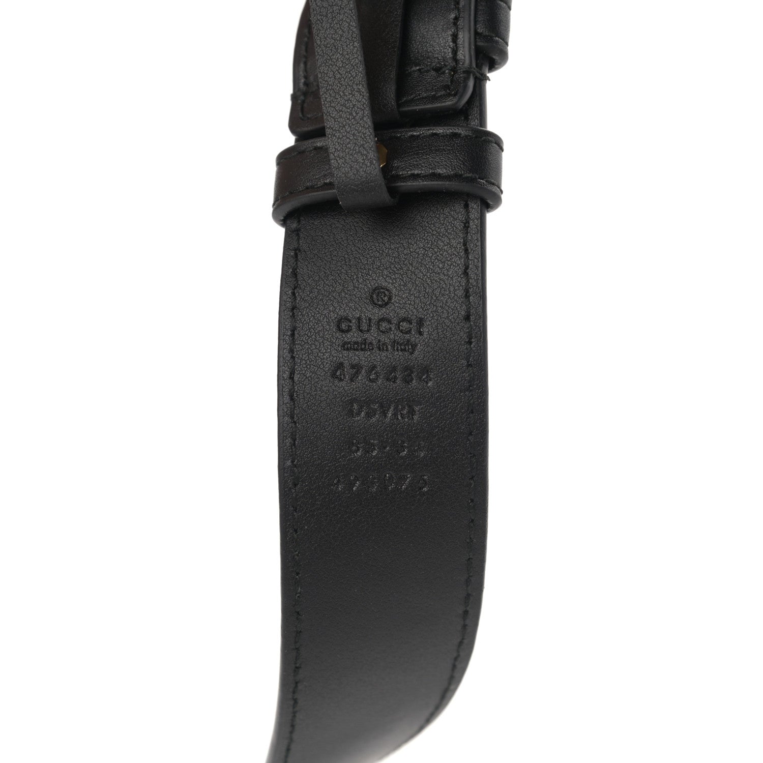 Gucci Calfskin Matelasse GG Marmont Belt Bag 85 34 Black 13 of 13