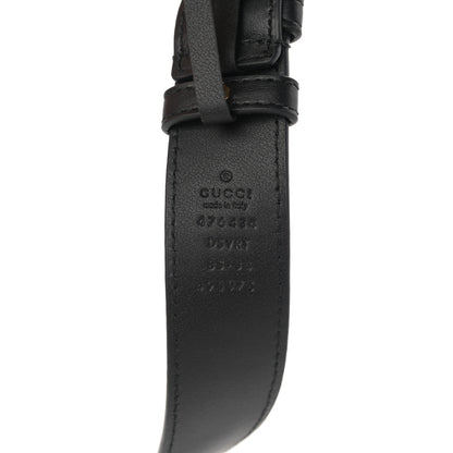 Gucci Calfskin Matelasse GG Marmont Belt Bag 85 34 Black 13 of 13