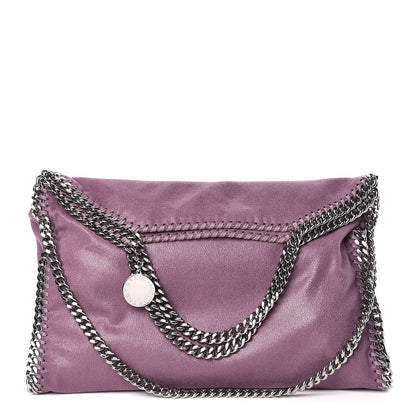 Stella McCartney Shaggy Deer Falabella Fold Over Tote Amethyst 1 of 10