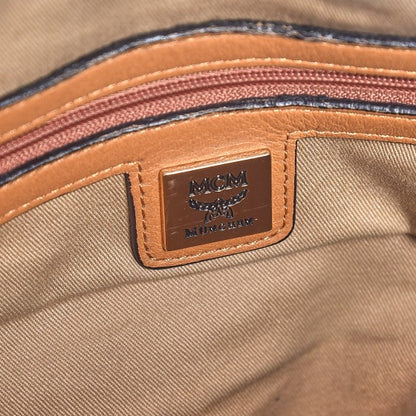 MCM Visetos Medium Essentials Shoulder Bag Cognac 6 of 19