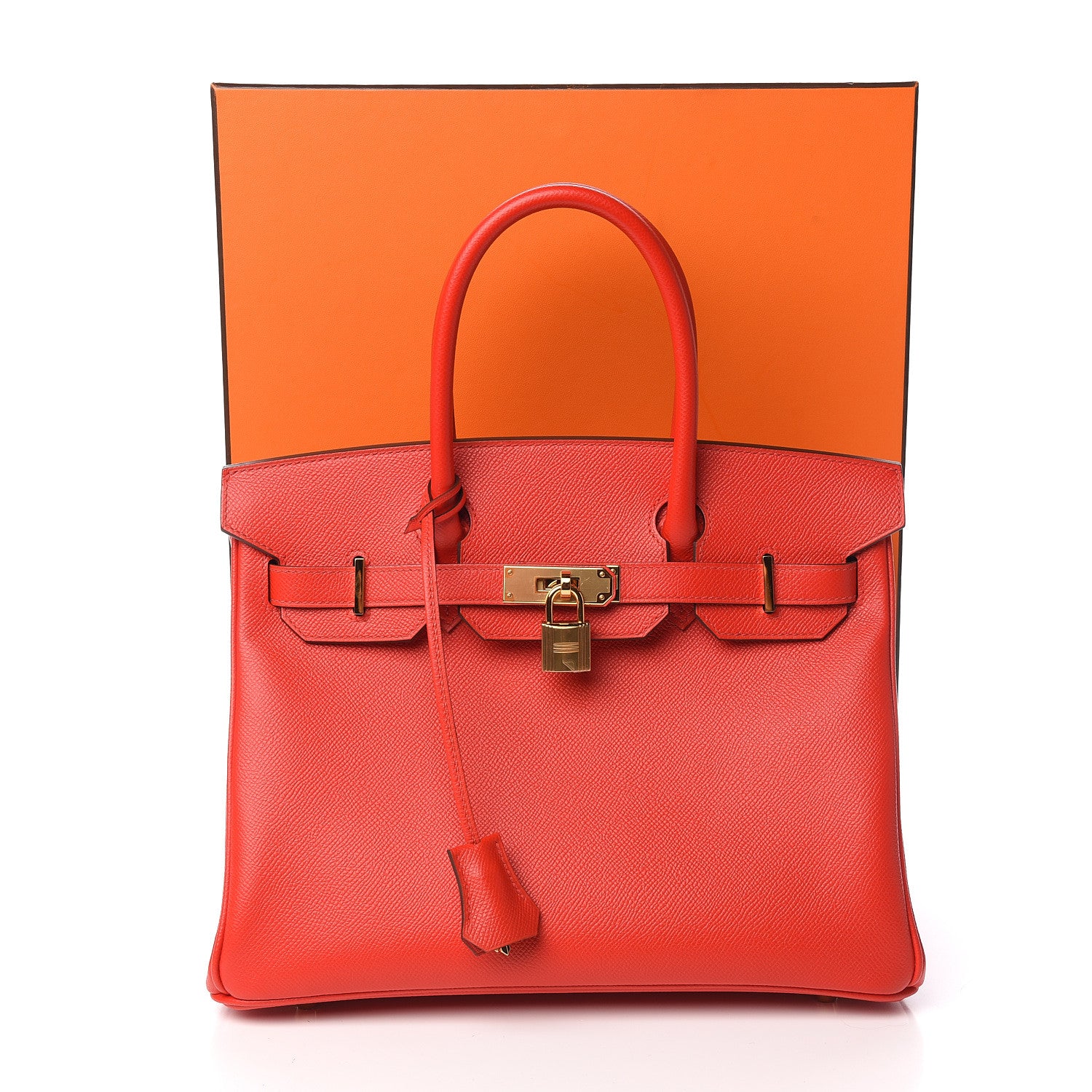 Hermes Epsom Birkin 30 Rouge De Coeur 31 of 31